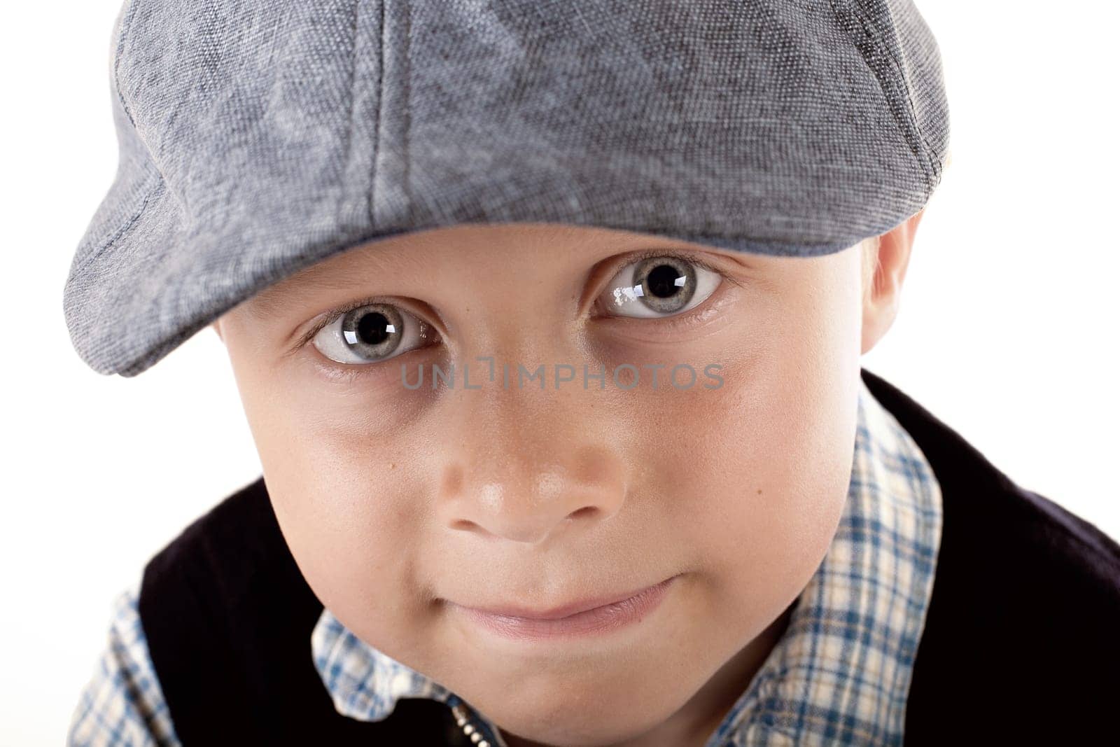 Boy with cap - retro style