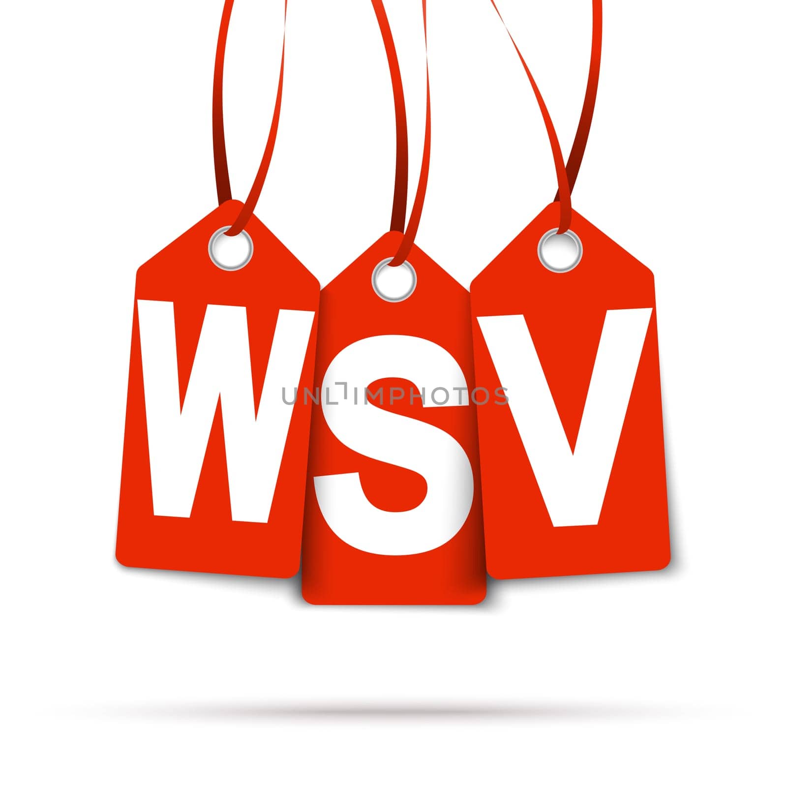 Three trailers with WSV red