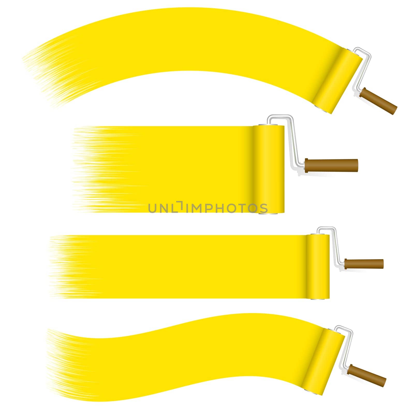 Color Roller Set - yellow