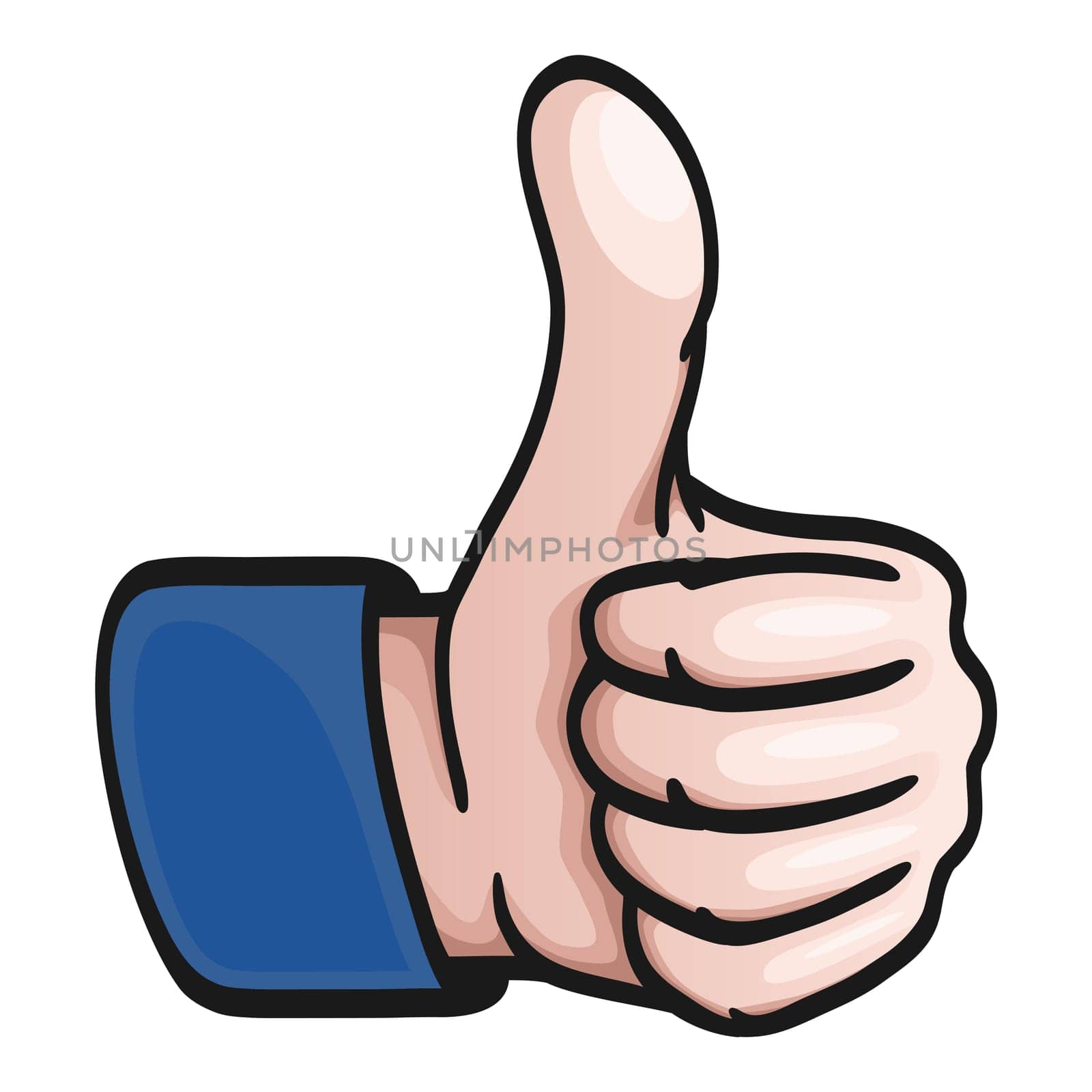 Comic Hand - Thumbs Up