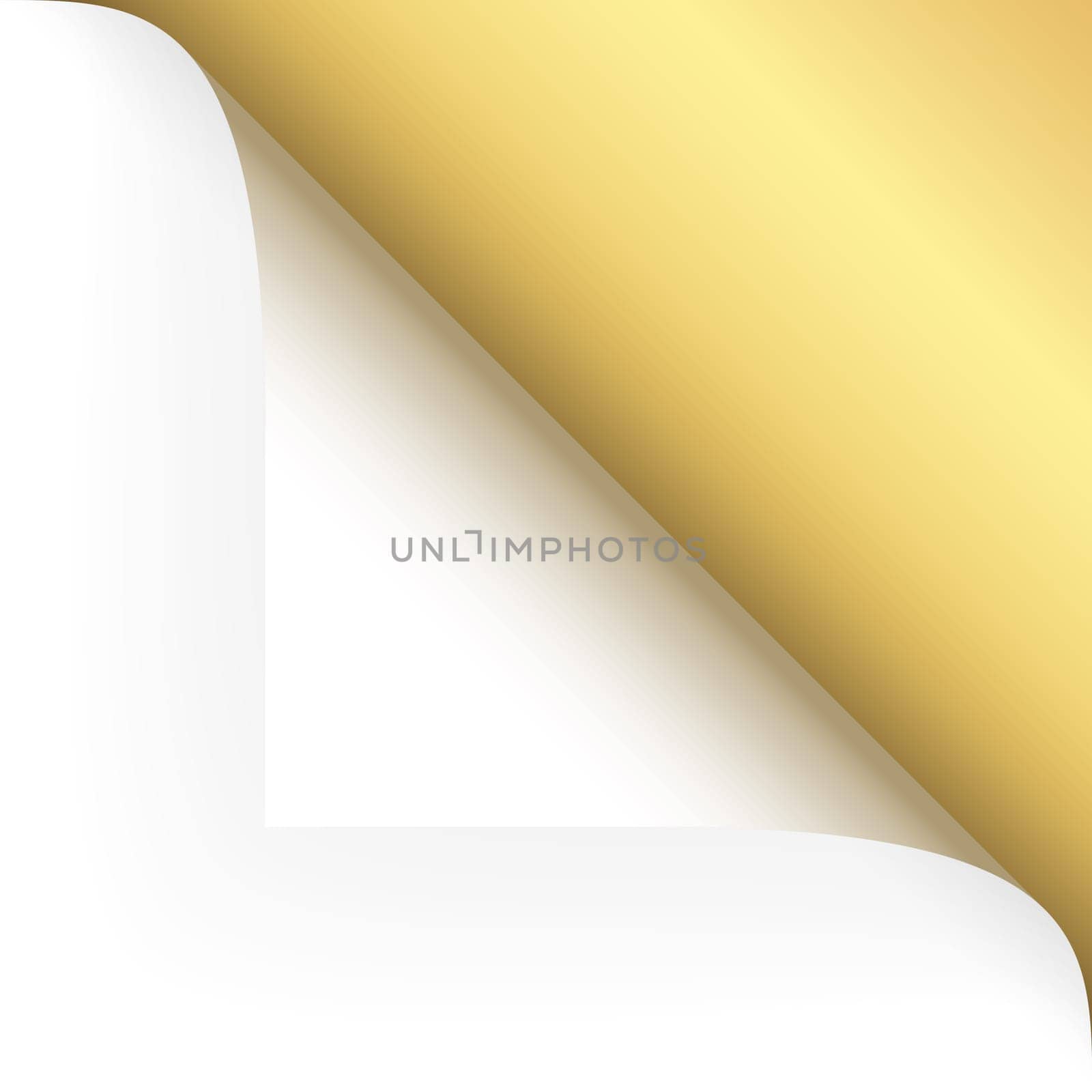 Paper - Corner top gold