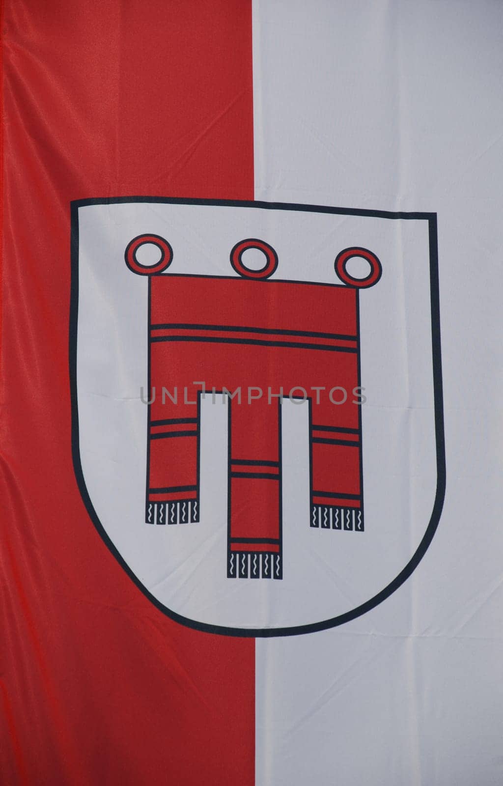 Vorarlberg Flag Banner Coat of arms Landesflagge Landesdienstflagge