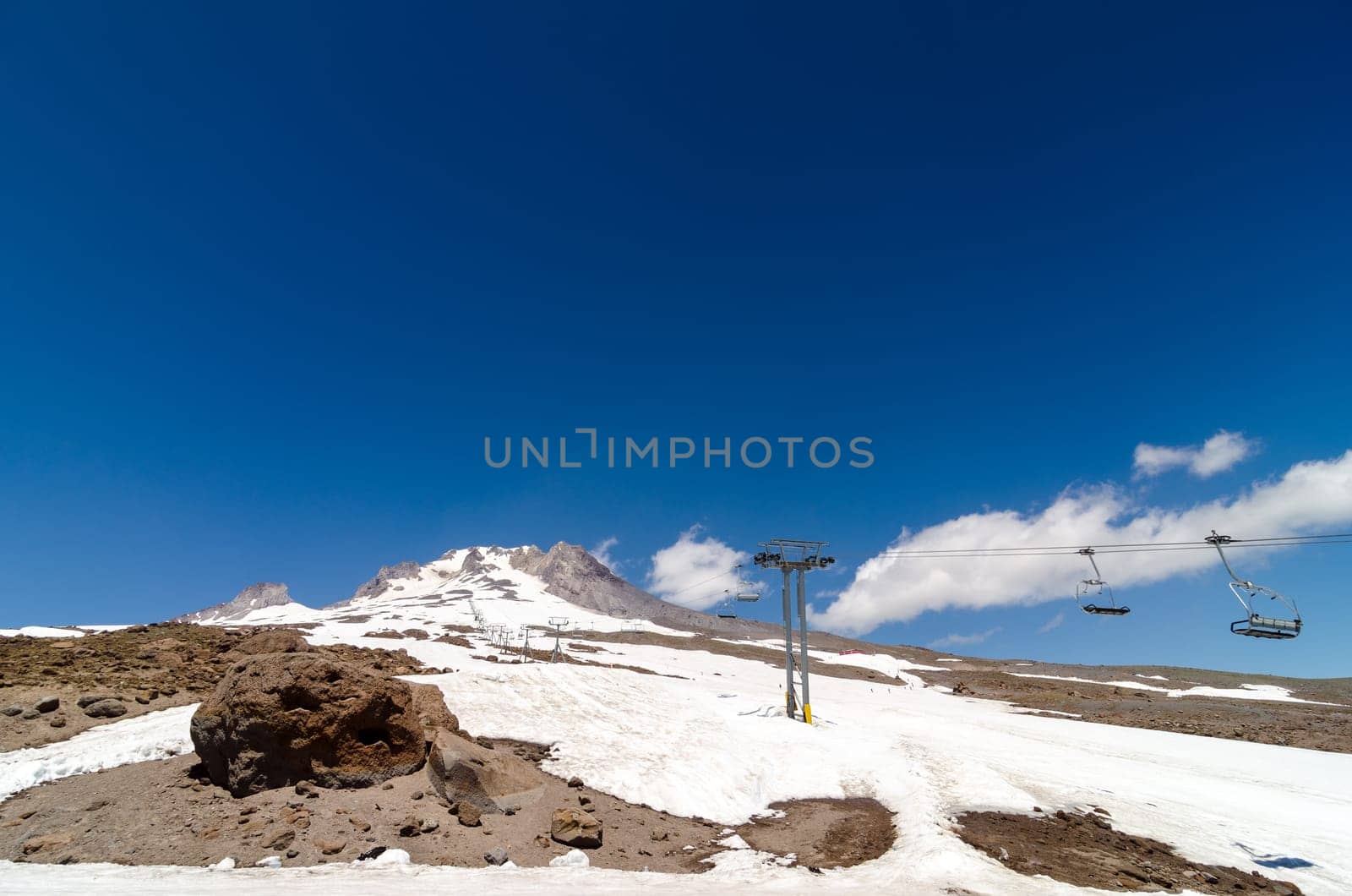Magic Mile Chairlift on Mount Hood in summer