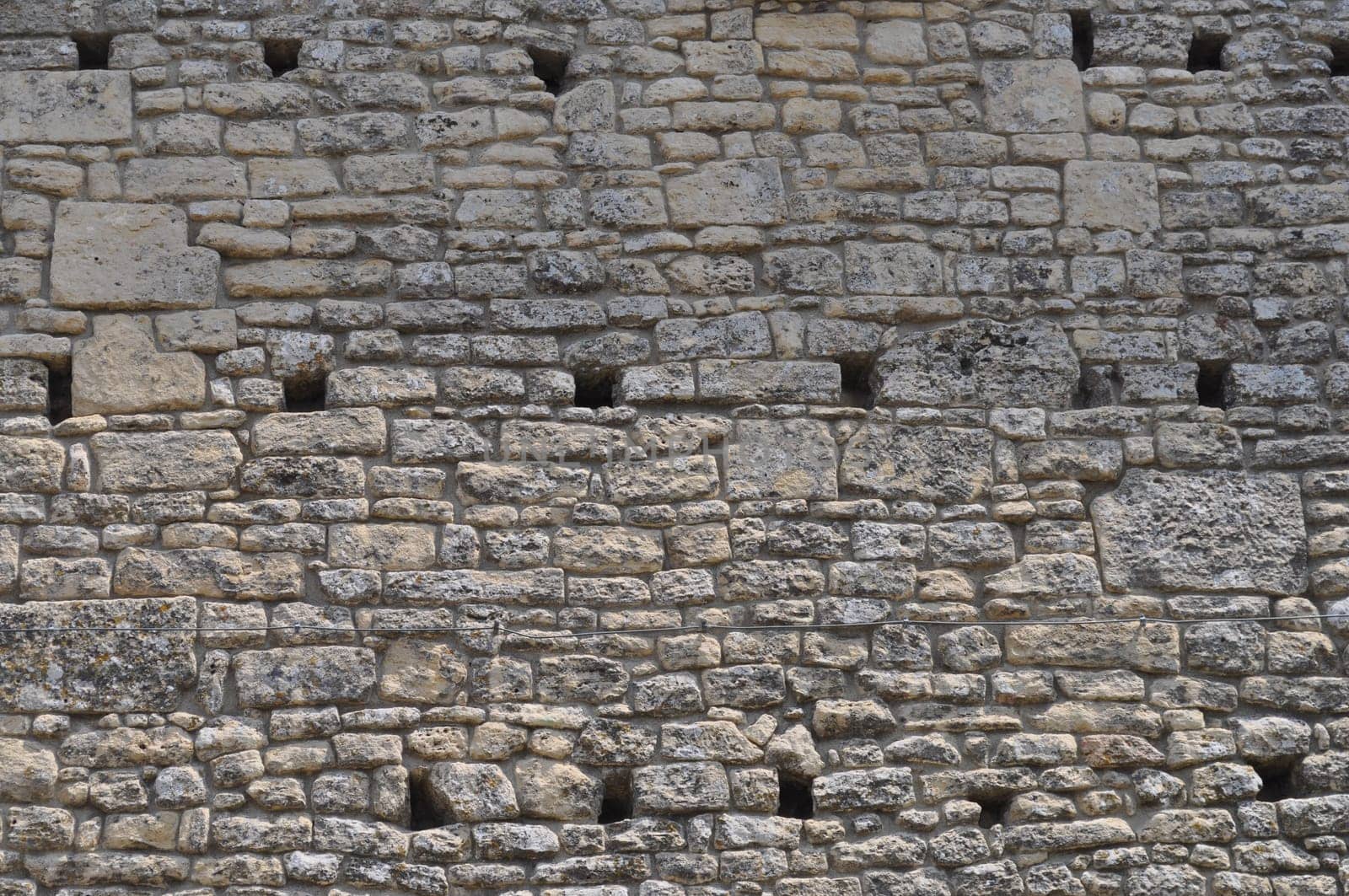 Old stone wall useful as a background