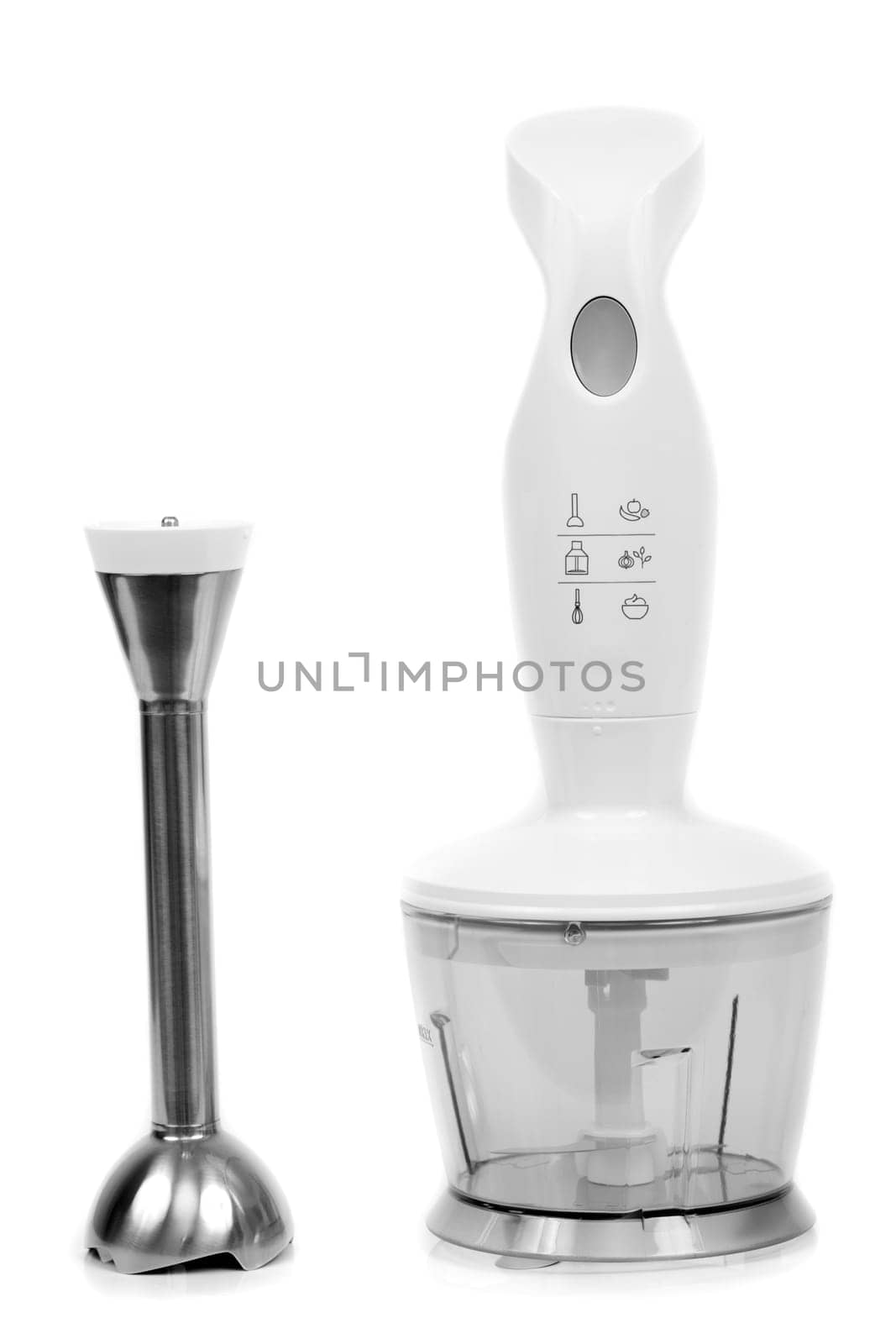 Electric mixer isolated on white background
