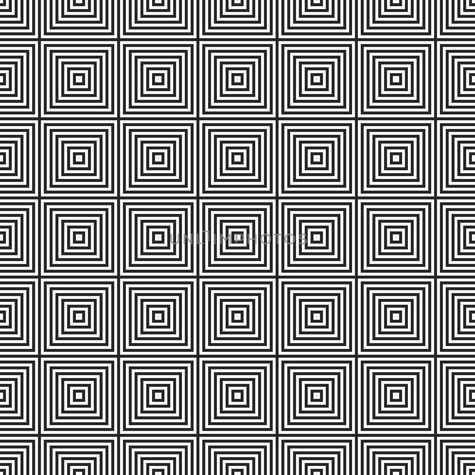 Black and white decorative asian seamless square pattern