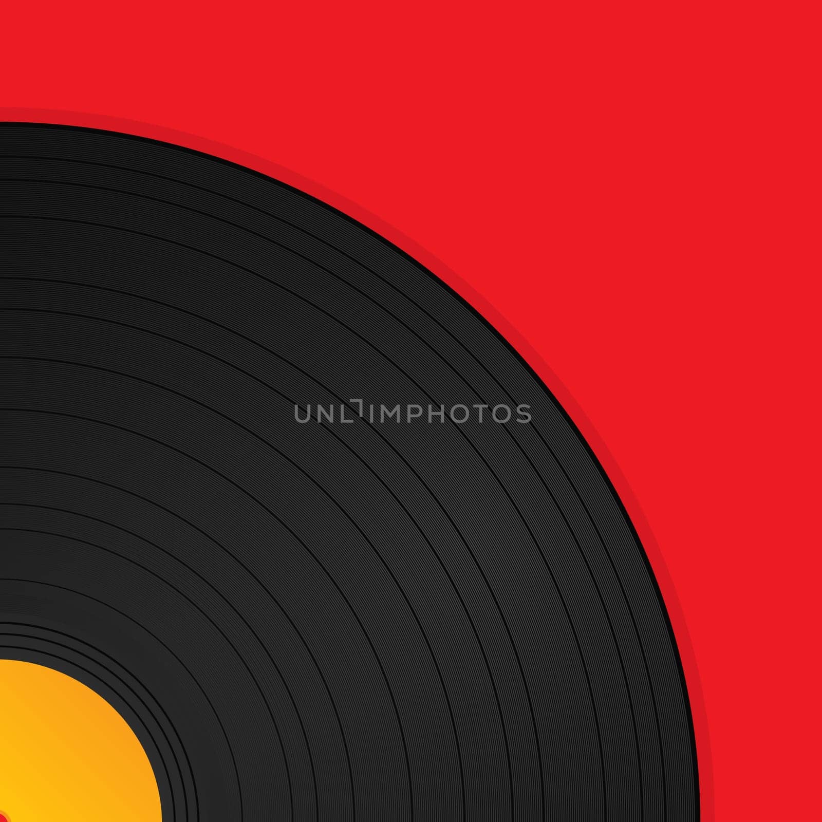 Vinyl record background, abstract icon