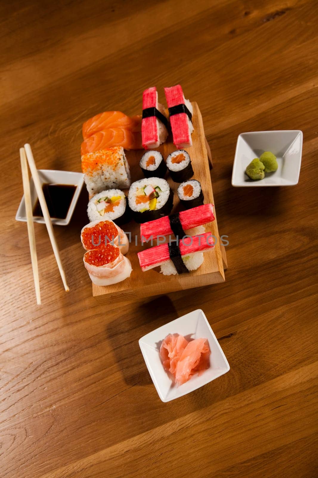 Sushi traditional japanese food