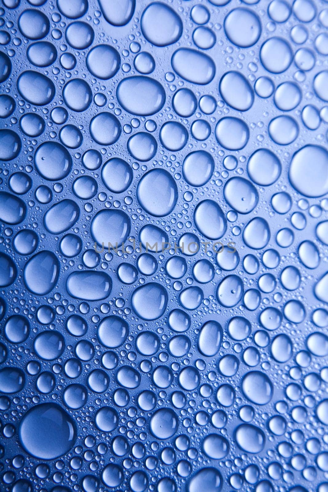 Blue water drop for background