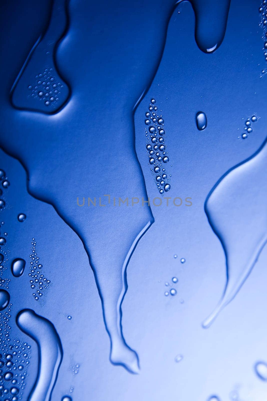 Blue water drop for background