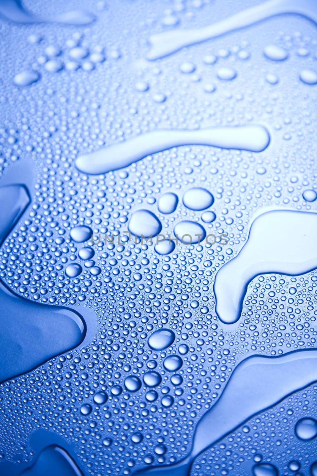 Blue water drop for background