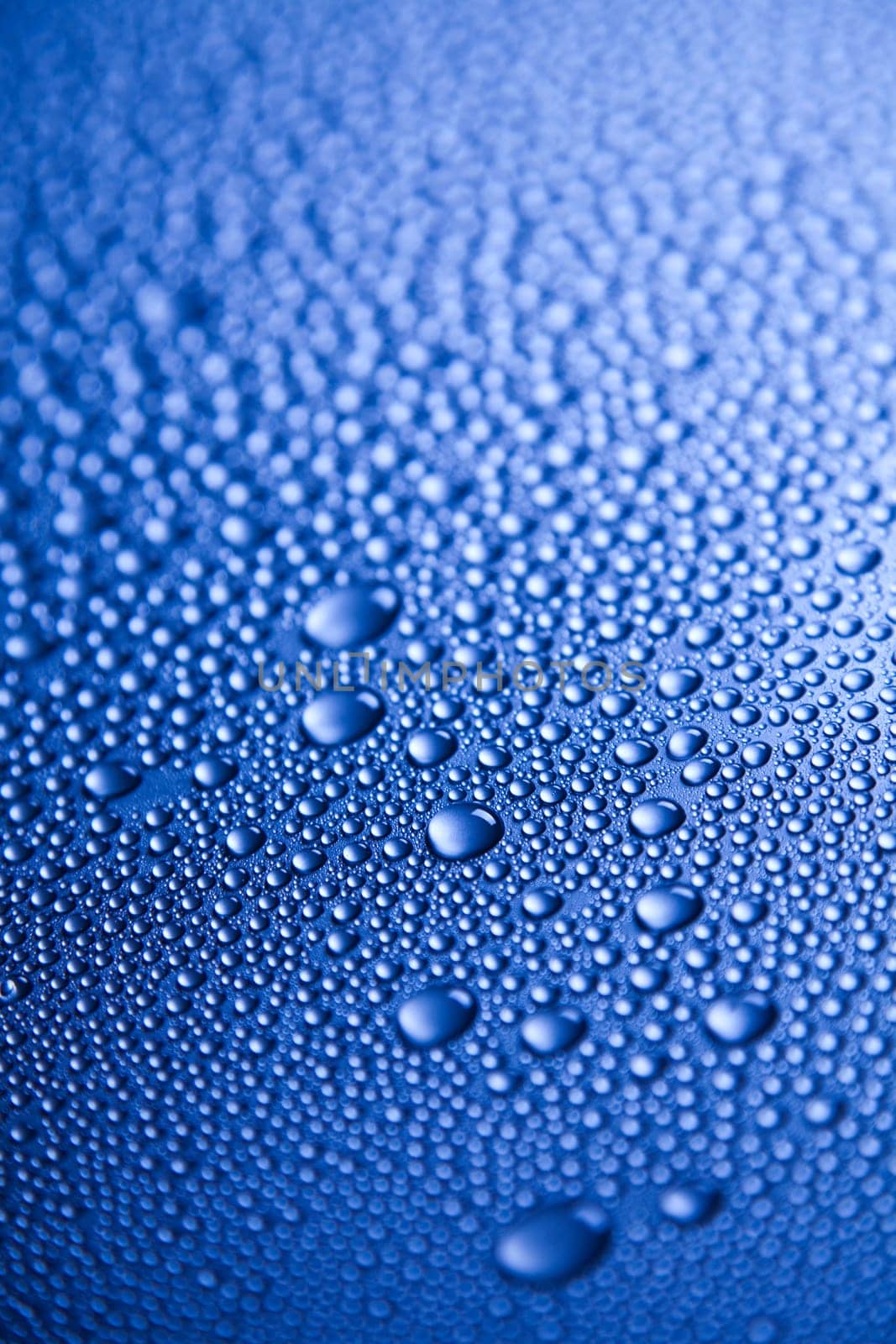 Blue water drop for background