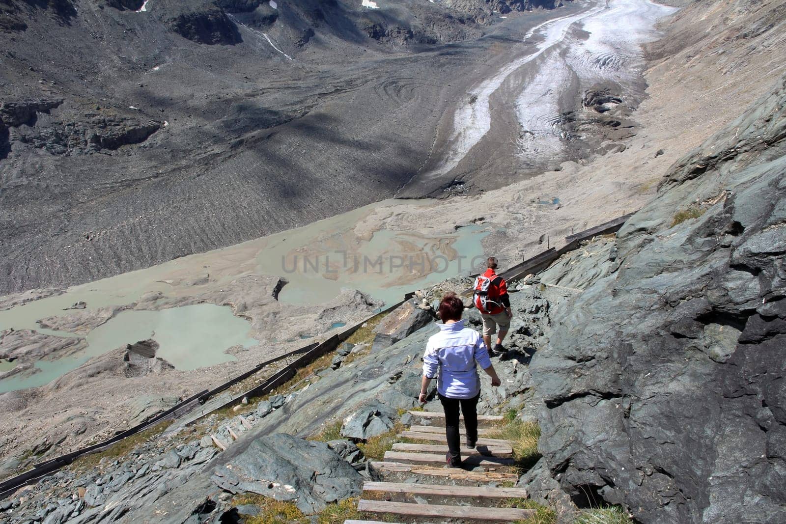 Mountaineering to the Pasterze Glacier in Austria