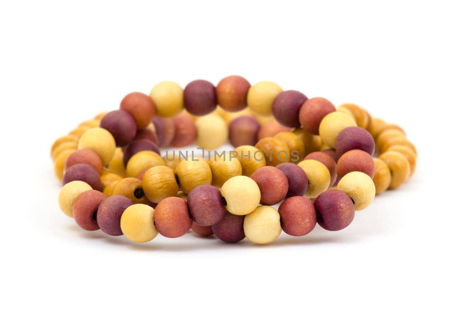 wooden color beads