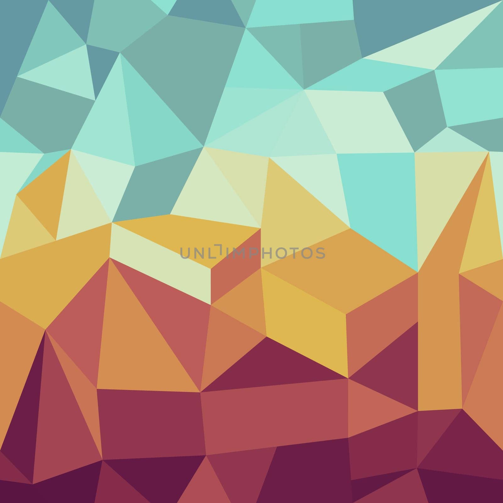 Colorful retro hipsters triangle seamless pattern illustration. Vector file layered for easy manipulation and custom coloring.