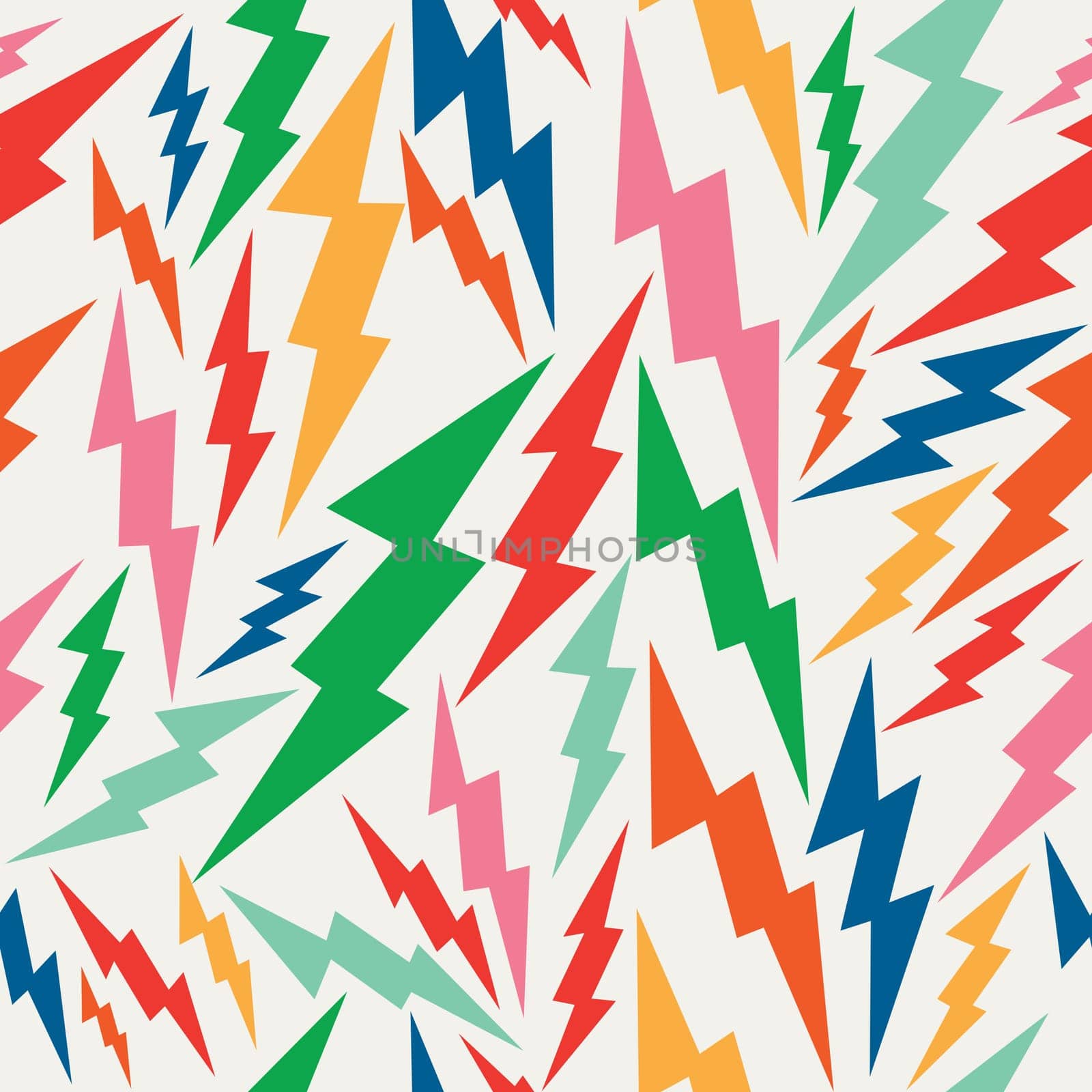 Vintage hipsters, lightning bolts seamless pattern background. Vector file layered for easy editing.