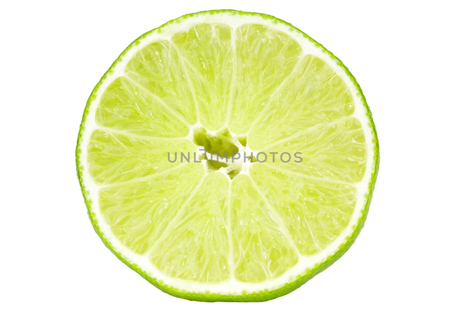 Lime/lime in cross-section juicy fresh