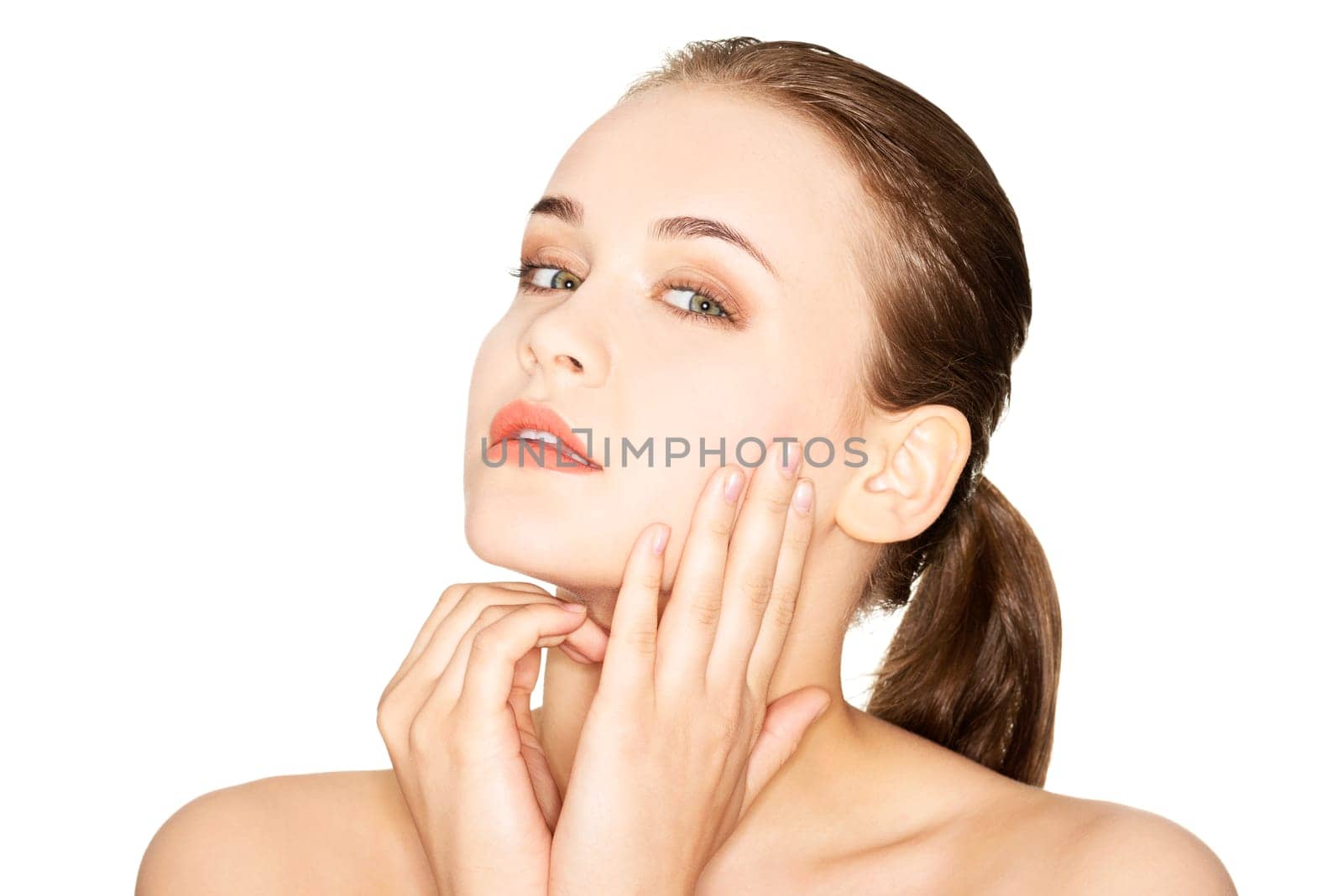 Beauty Woman. Beautiful young woman with healthy clean skin.