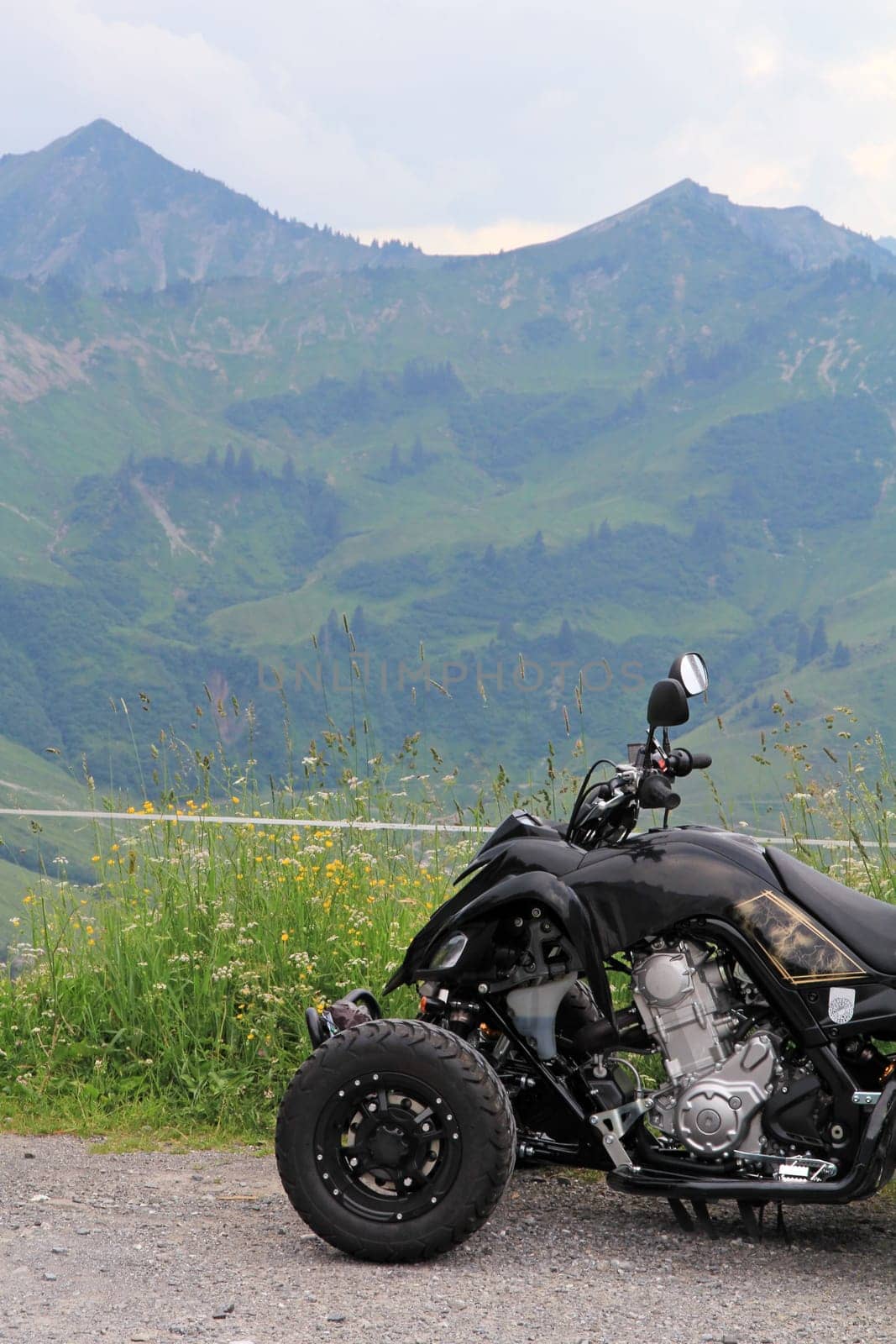 The black quad in the mountains