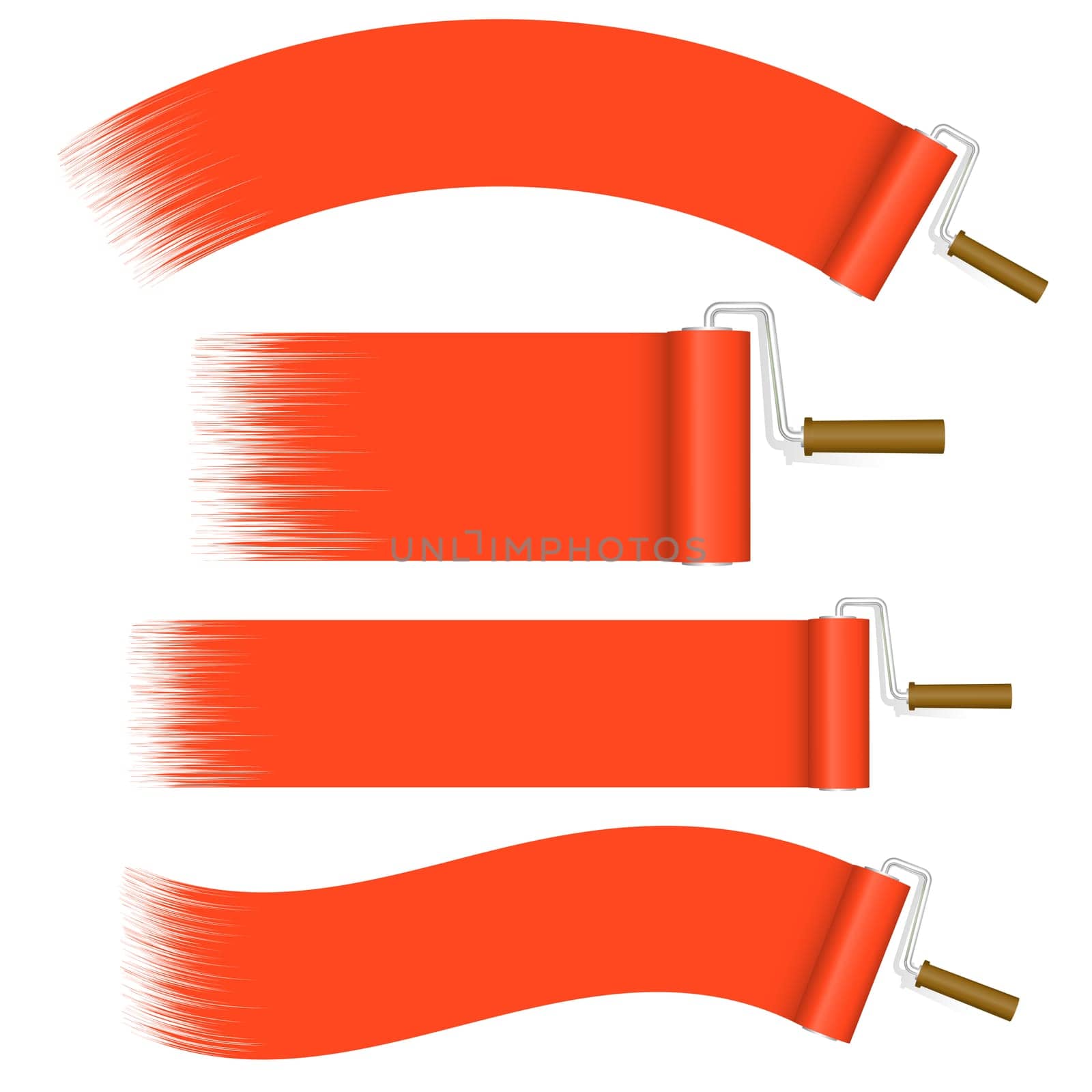 Color Roller Set - red