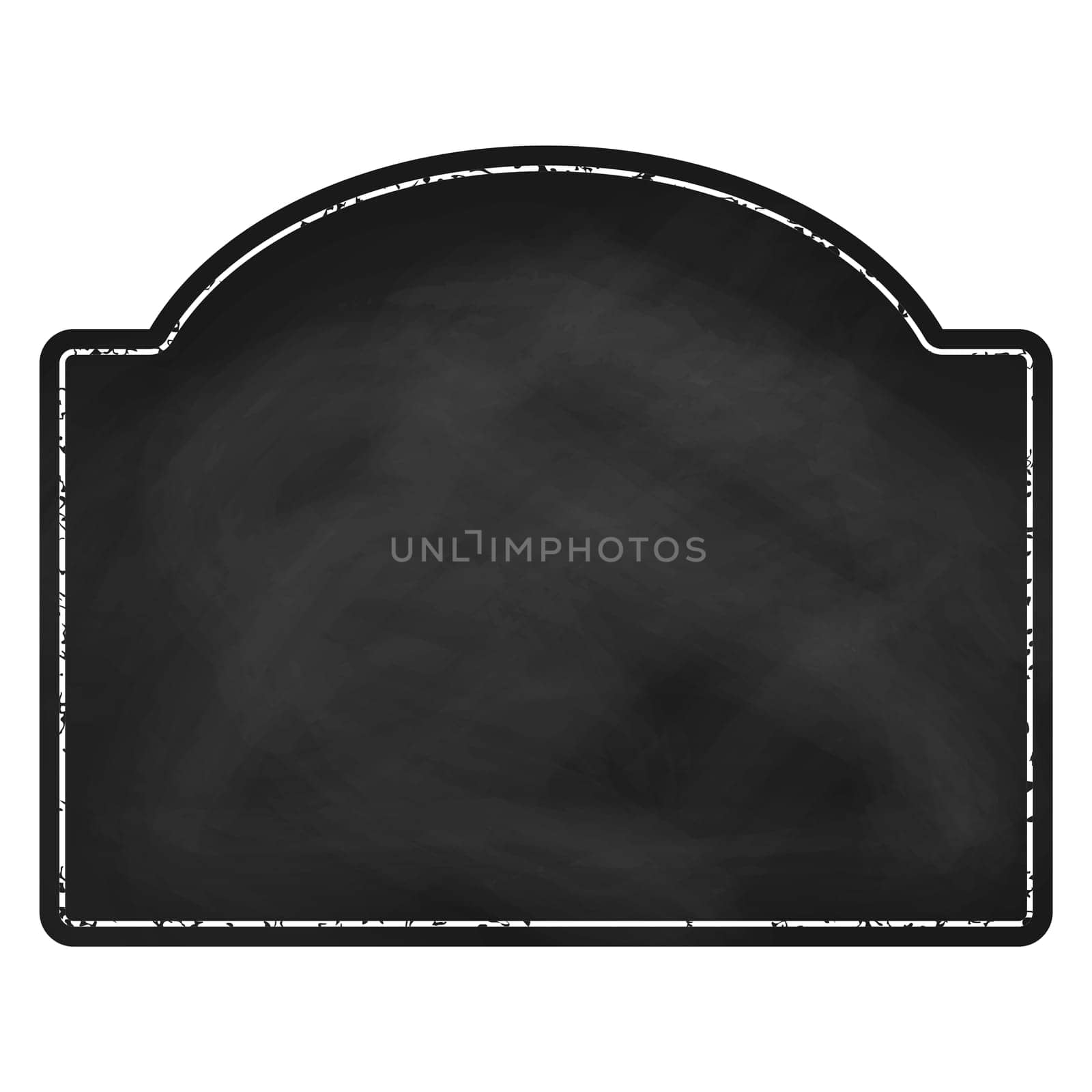 Blackboard slate with text space