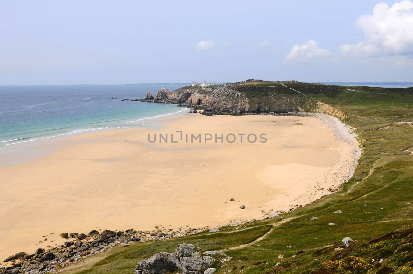 Beach on the Crozon peninsula Brittany