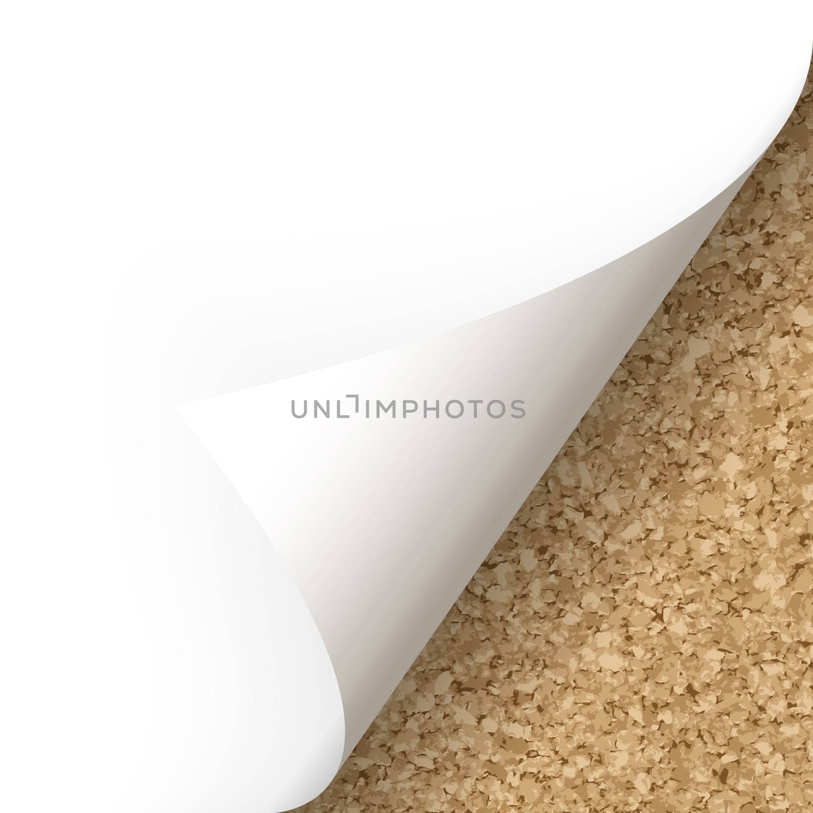 Paper - Corner bottom cork structure