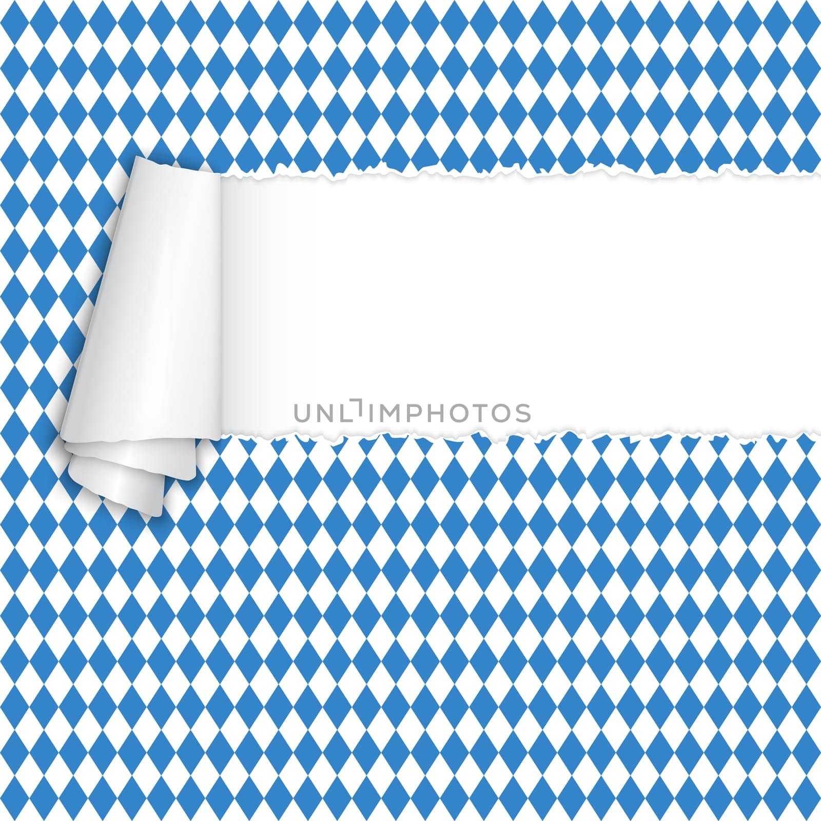 Oktoberfest - torn paper with free text space