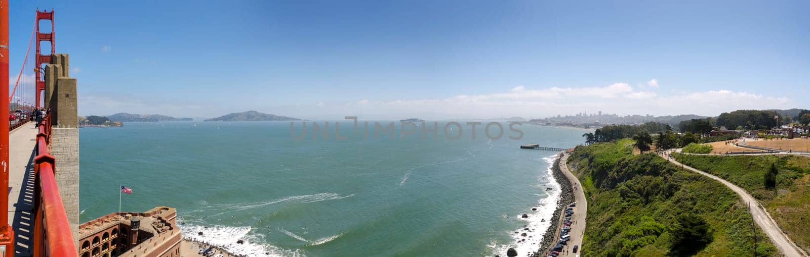 overview of the San Francisco Bay in California