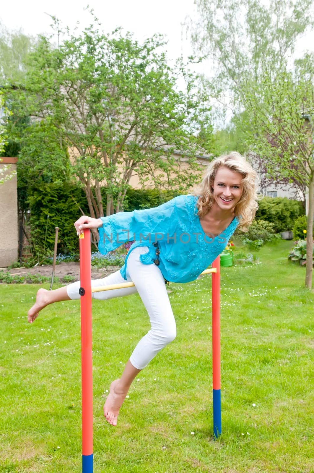 sporty young woman