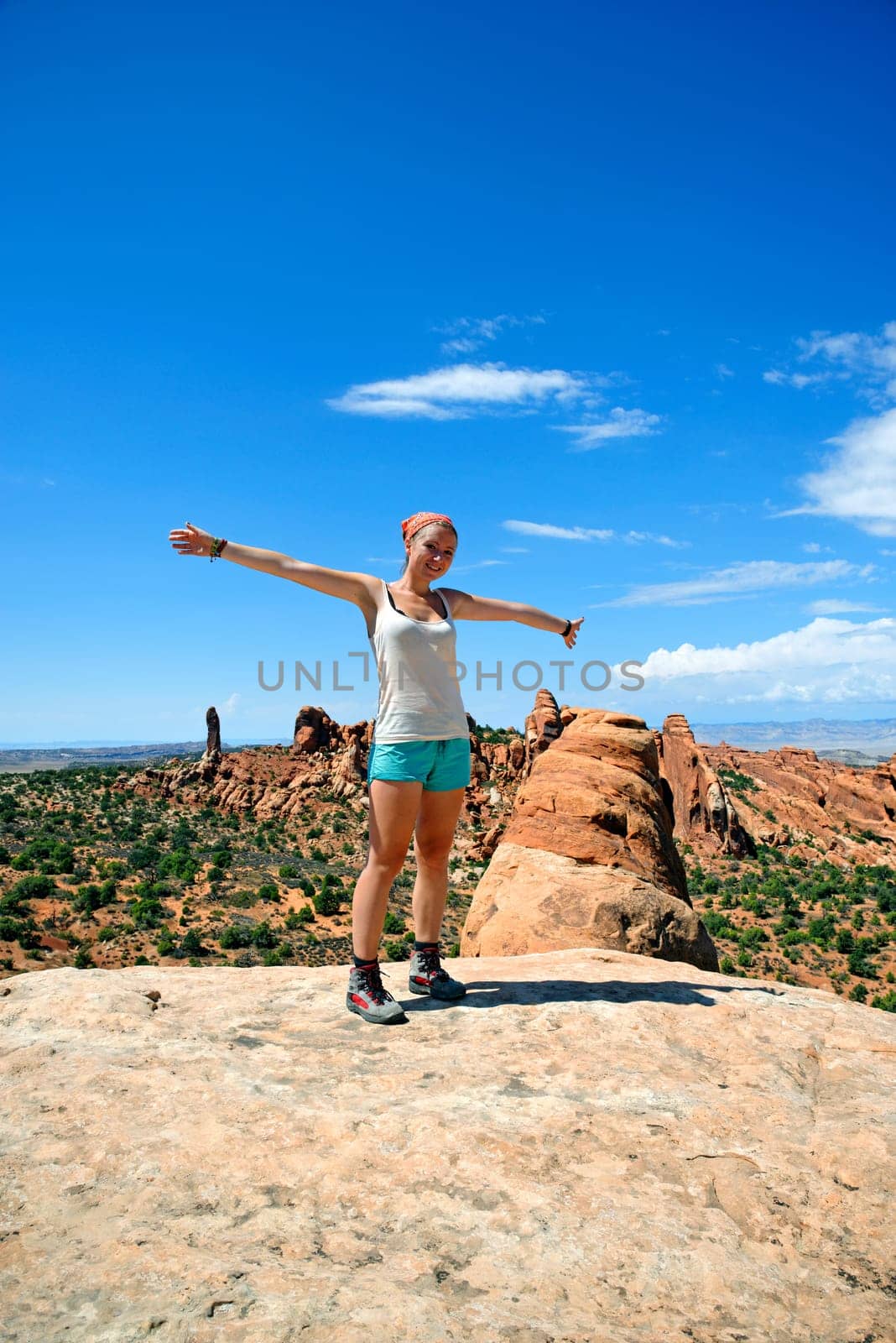 Arches National Park Devils Garden Double O Arch,Moab,Utah,USA