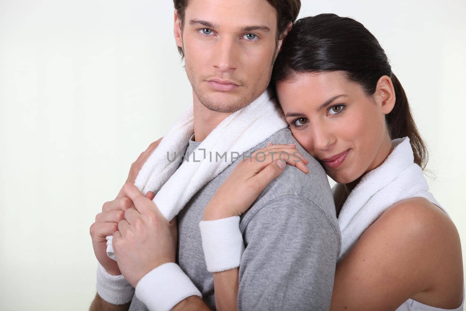 Couple at the gym together