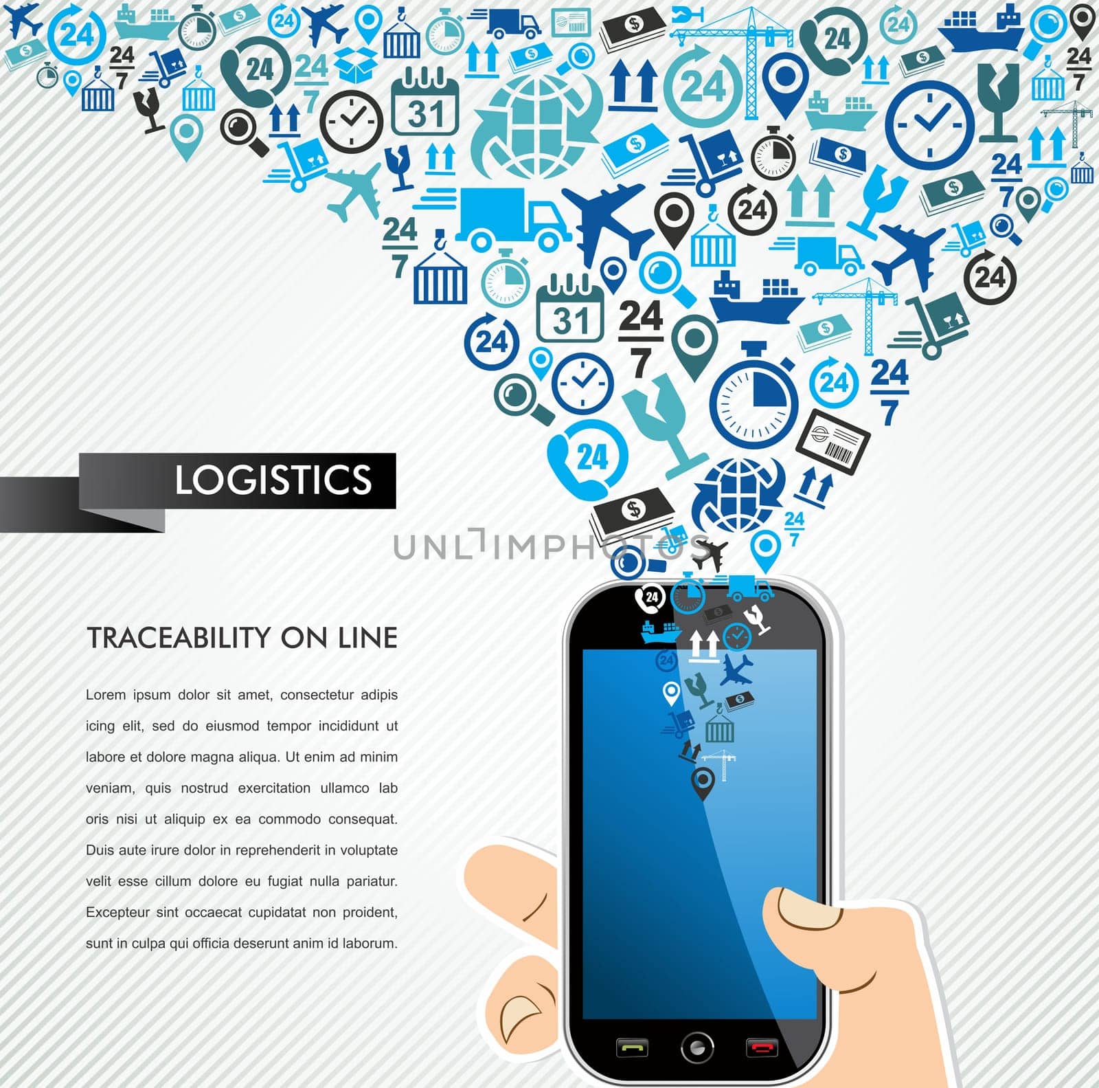 Shipping and logistics mobility concept
