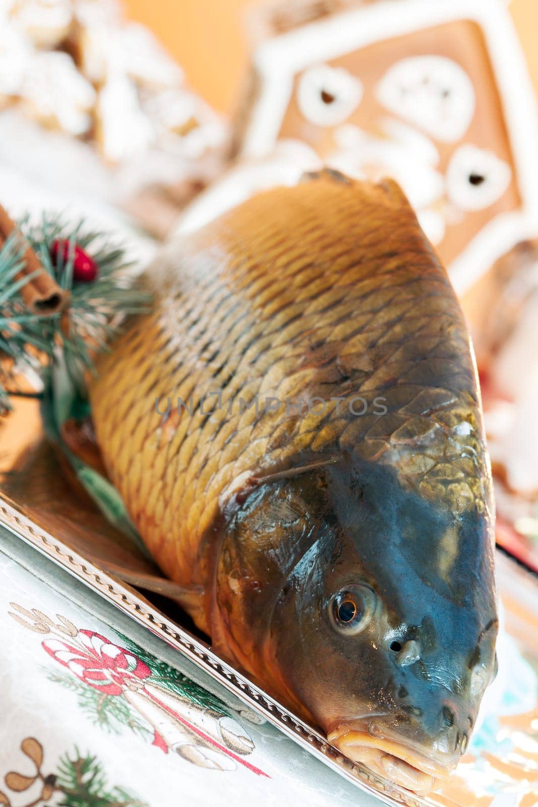 Czech tradition - carp on Christmas table