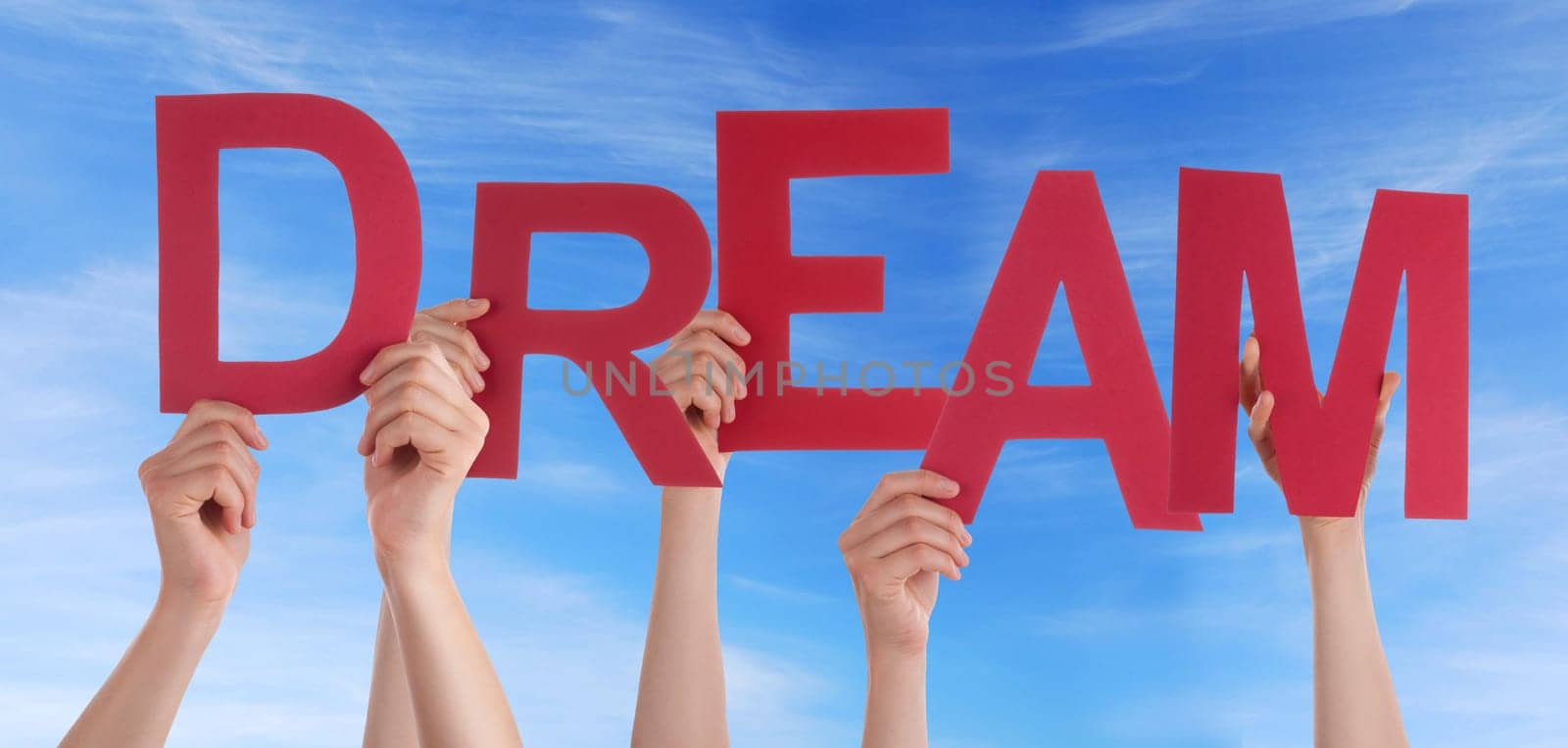 hands holding dream