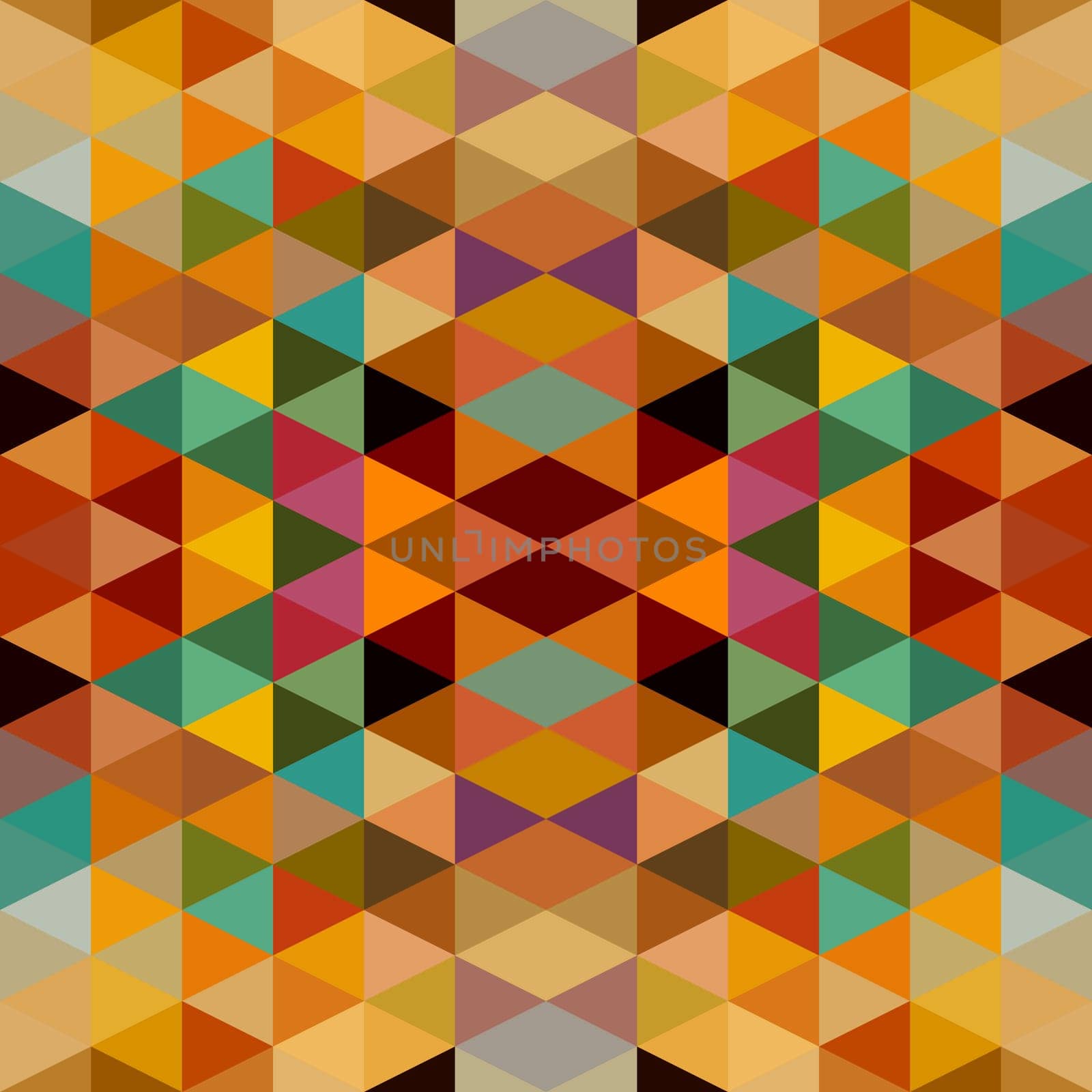 Vintage abstract colorful geometric elements seamless pattern background. EPS10 Vector file in layers for easy editing.