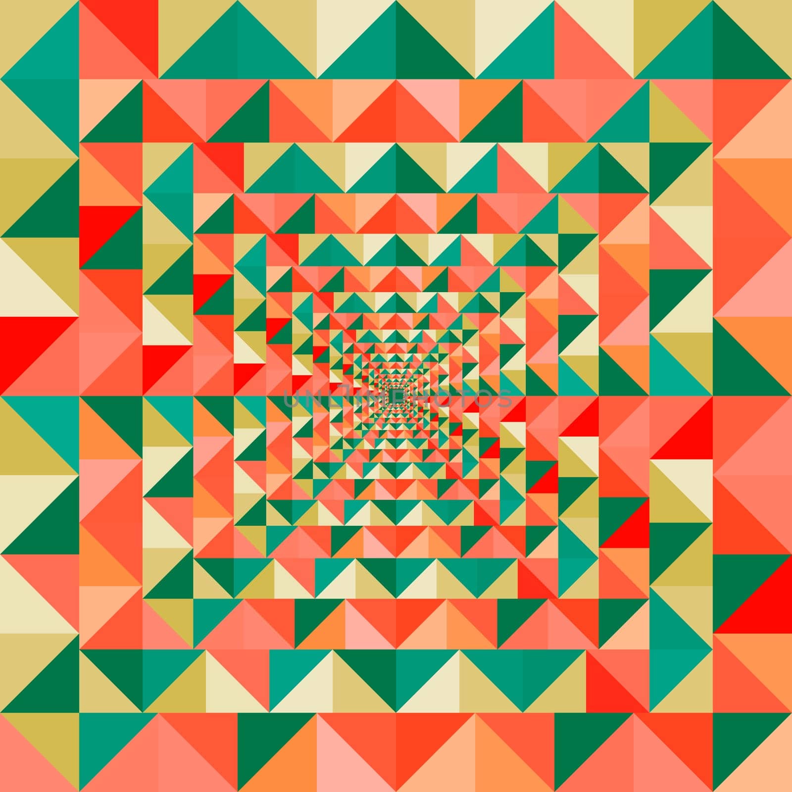 Abstract optic effect colorful triangle seamless pattern background. EPS10 Vector file in layers for easy editing.
