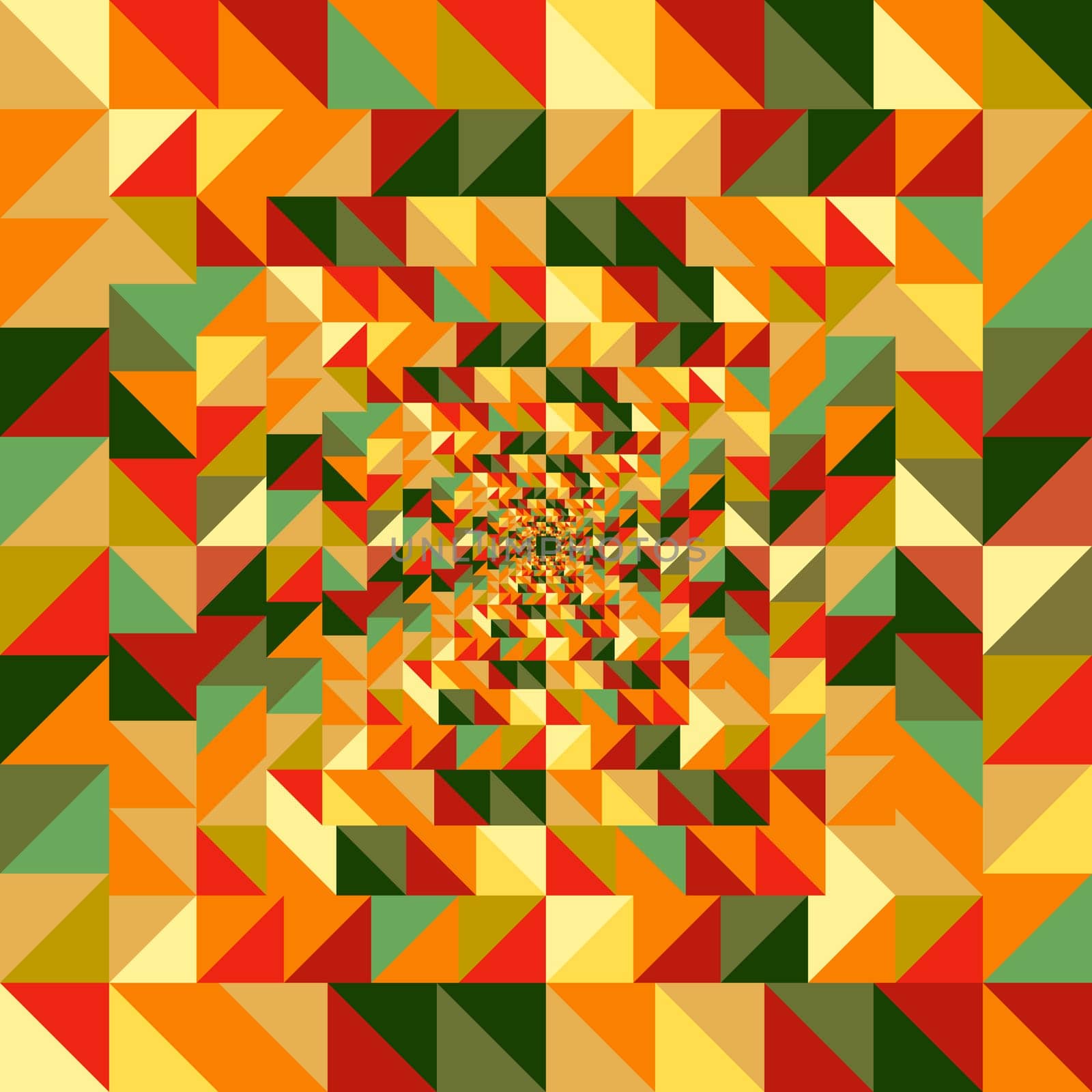 Abstract visual effect. Fall season geometric elements seamless pattern background. EPS10 Vector file in layers for easy editing.