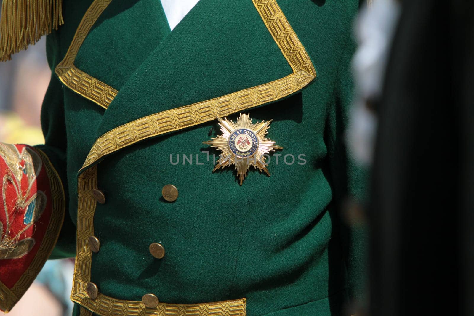 Uniform with medal