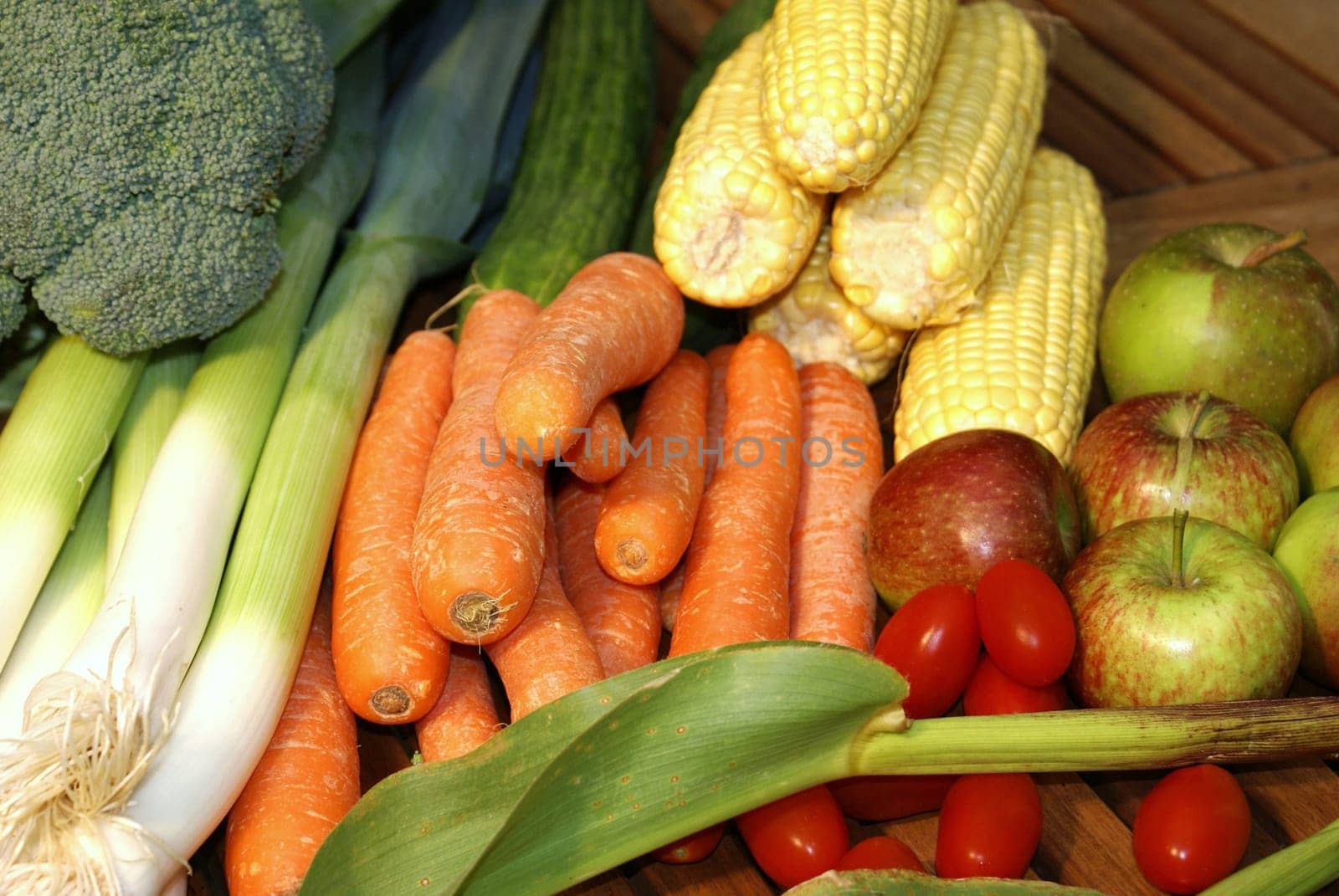 Organic fruit and vegetables