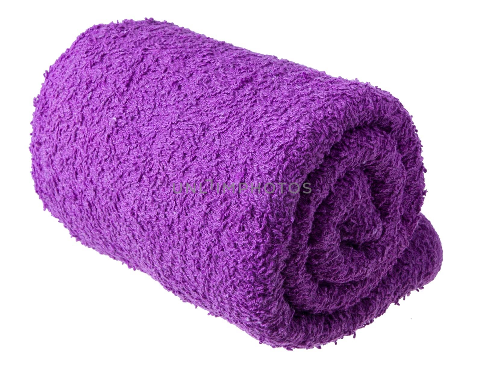 purple towel as a background for your message