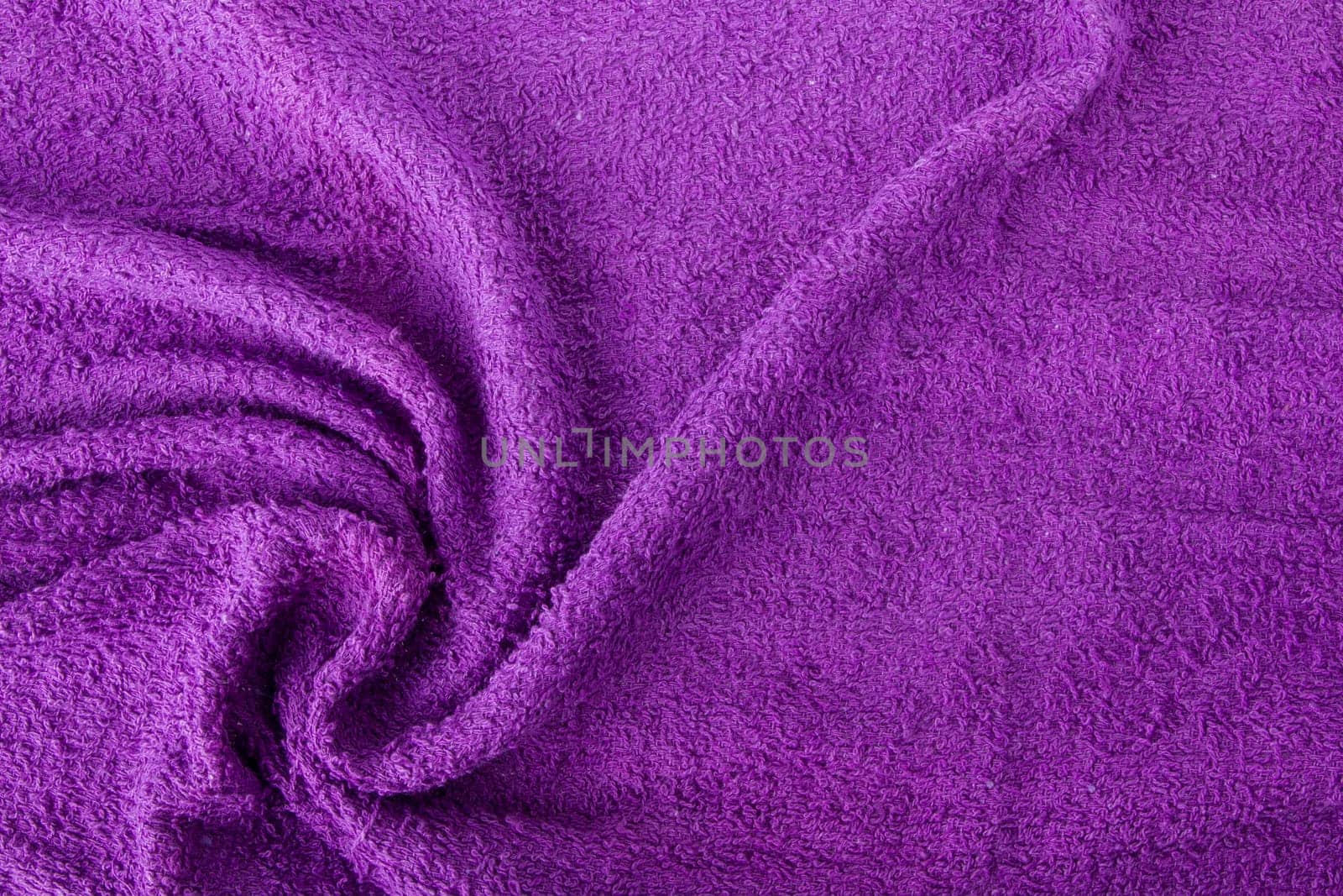 purple towel as a background for your message