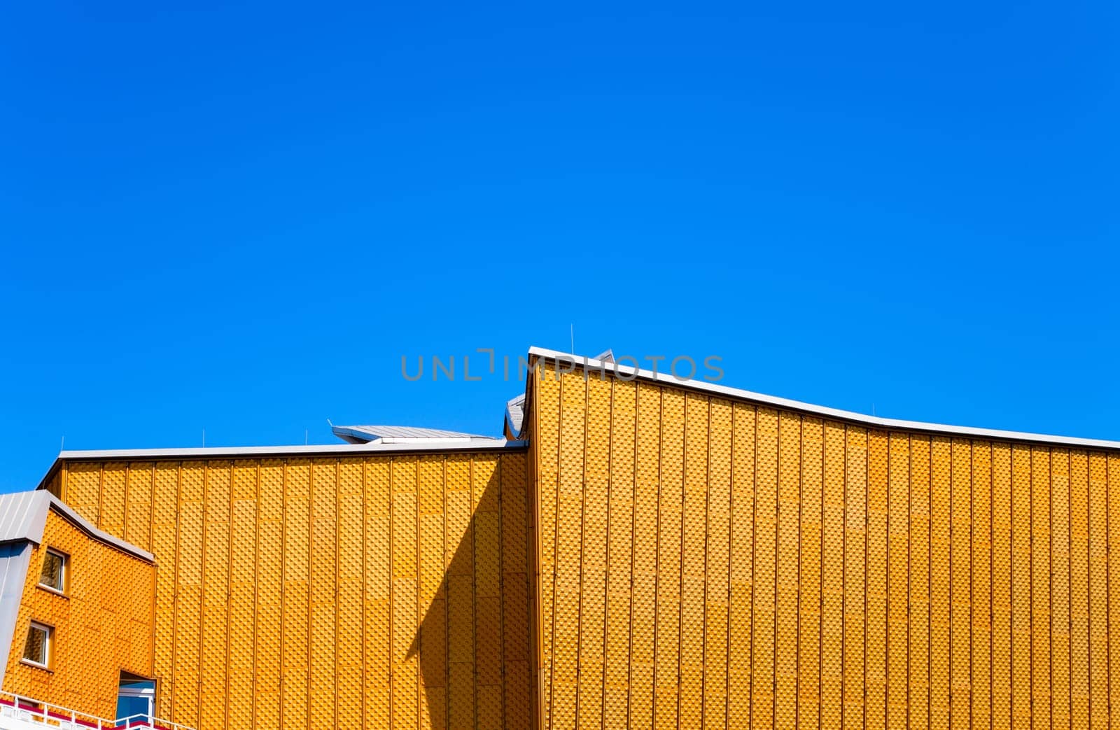 The Berliner Philharmonie  a concert hall in Berlin, Germany.