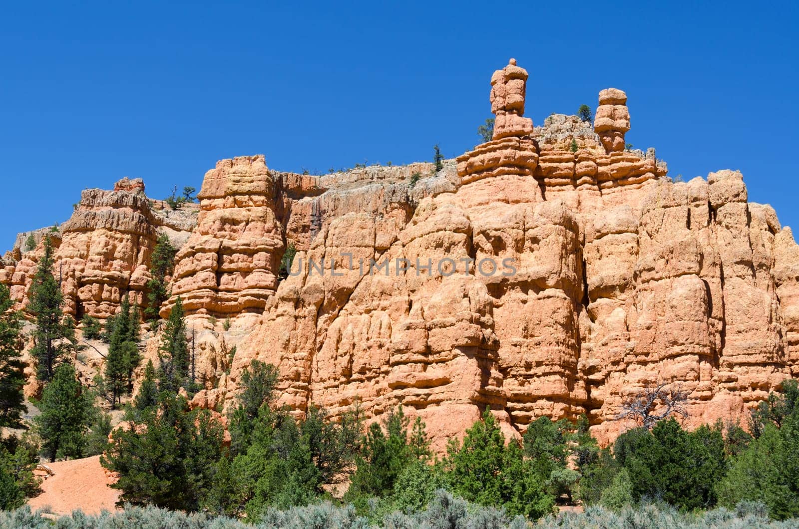 Red Canyon National Park in Utah in America