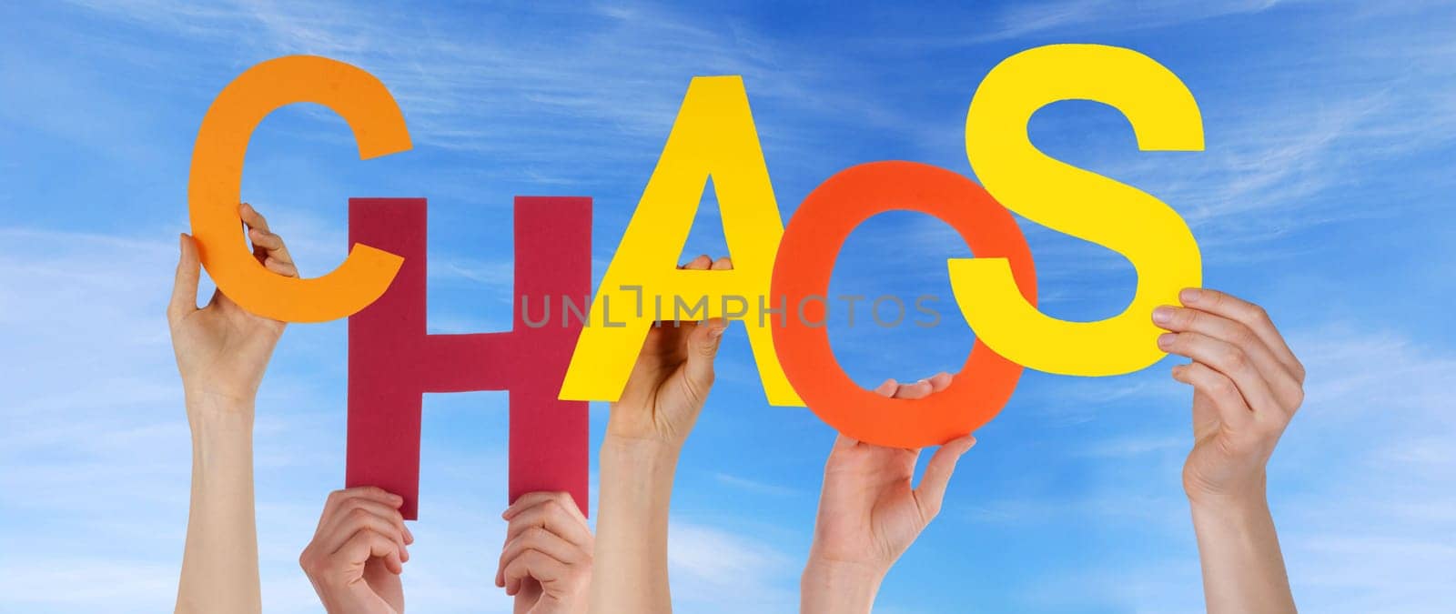 hands holding chaos