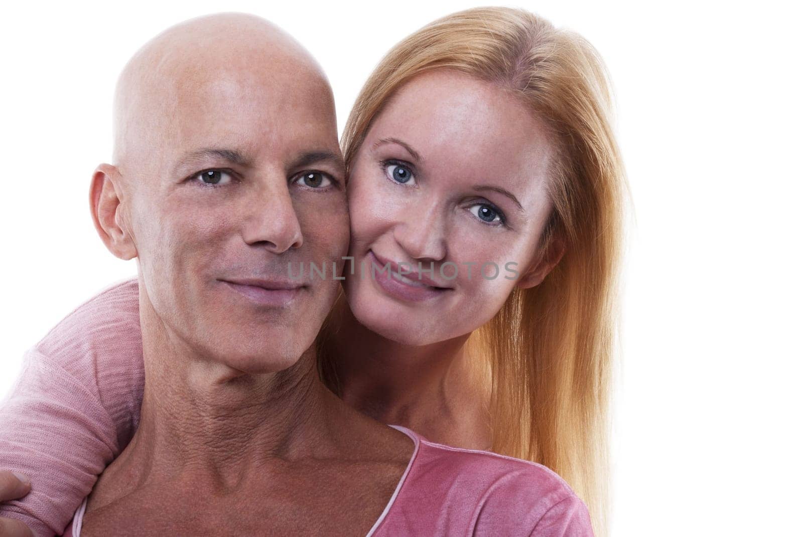 A Happy Couple in Love, Isolated