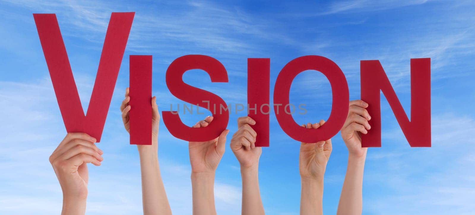hands holding vision