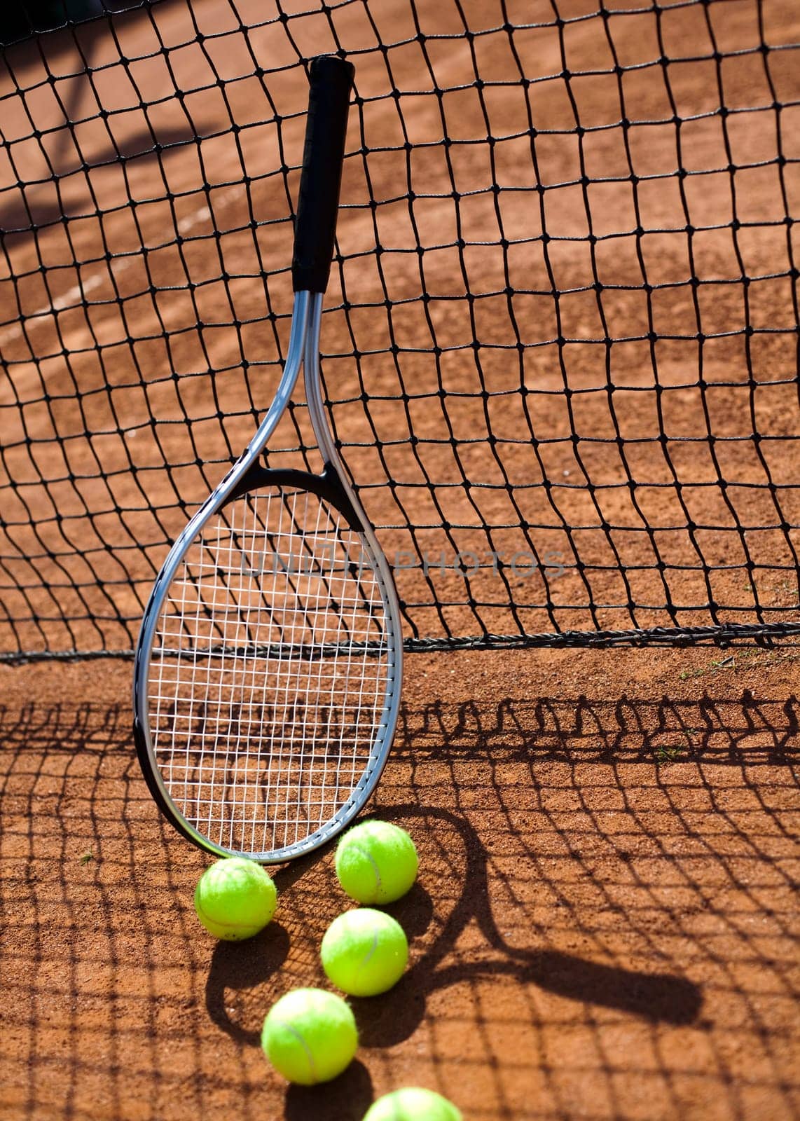 Sport, Tennis racket and balls