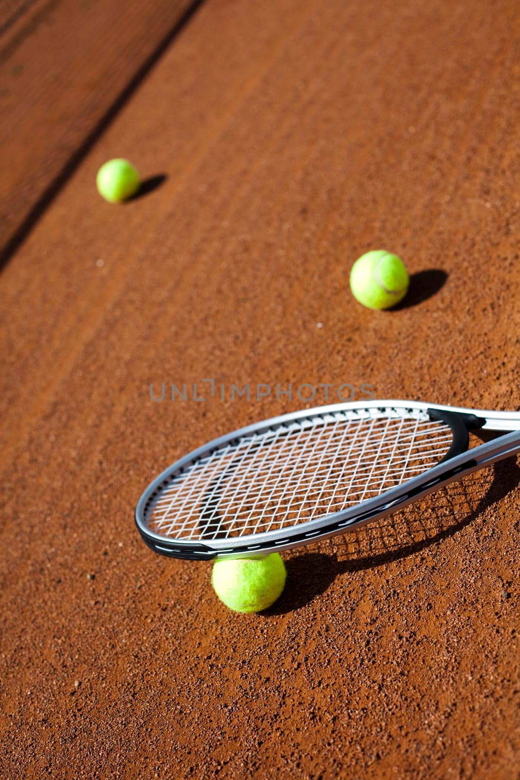 Sport, Tennis racket and balls