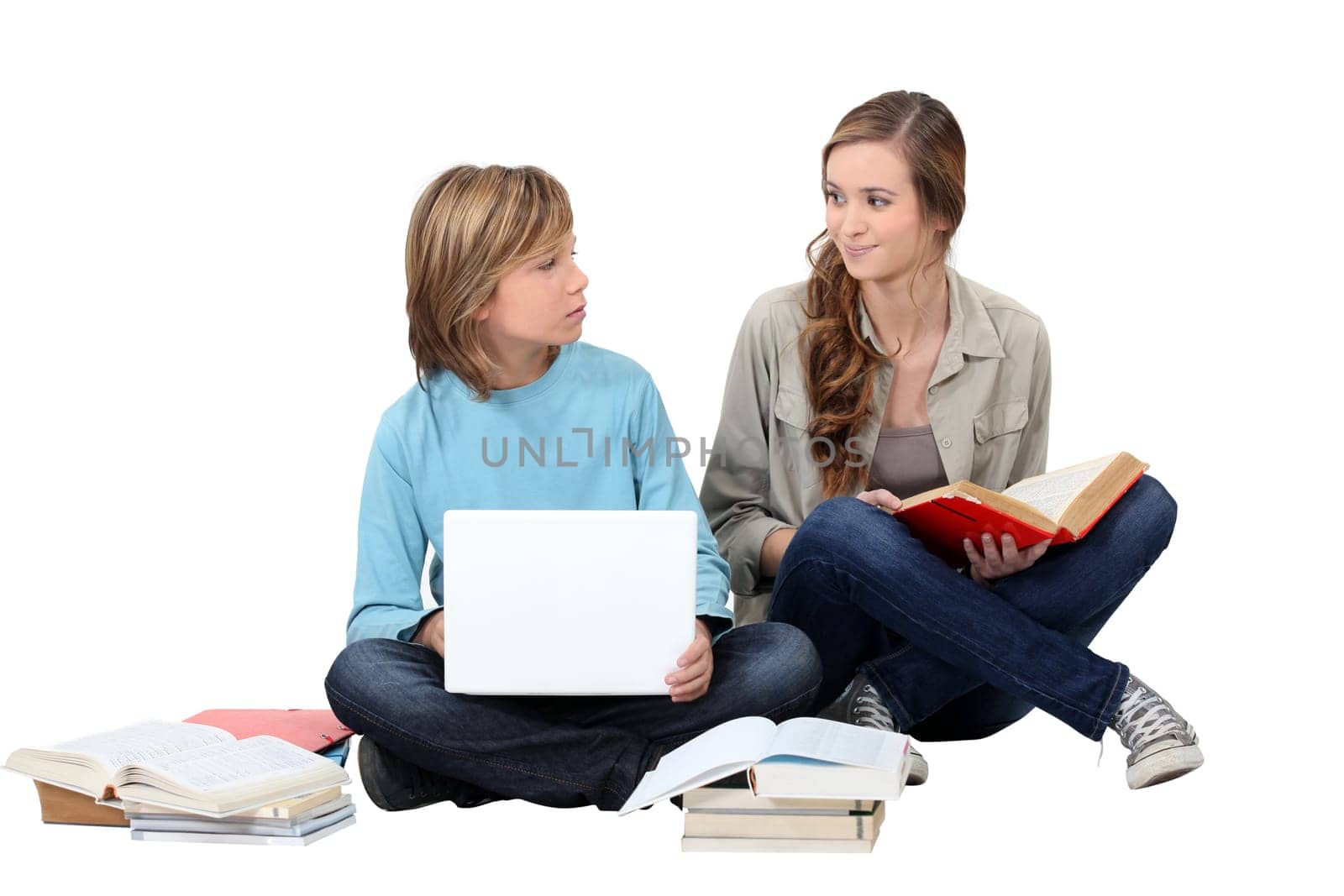 Helping to do homework